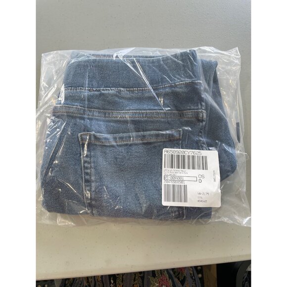 LOGO by Lori Goldstein Regular Pull On Ankle Length Denim Pants Size Small Blue - Picture 4 of 8